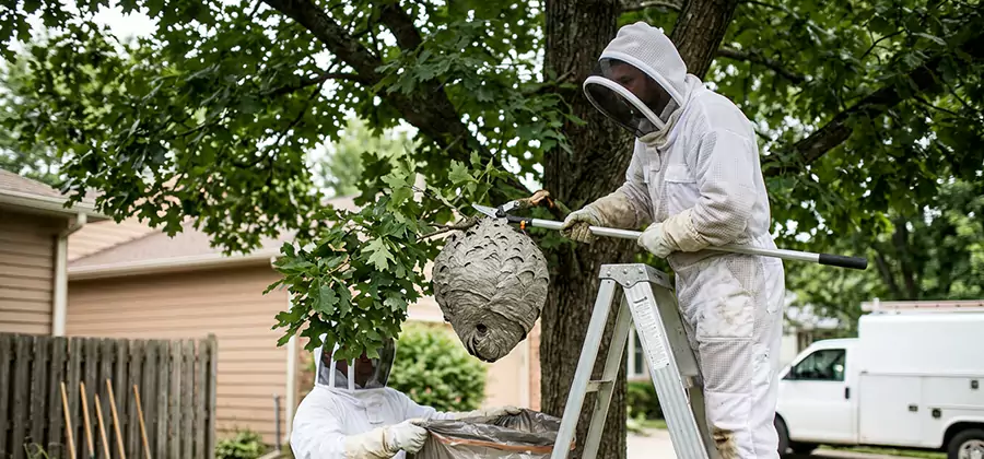 Wasp Nest in Tree Removal Oakton
